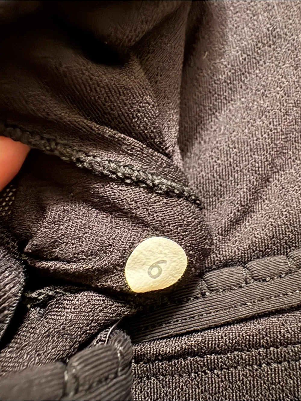 Lululemon Hot Spell Bra Mini Ripple Desert Olive Fatigue Green Black Size 6